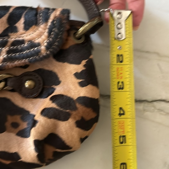NWOT J Crew calf hair leopard bag - Picture 8 of 9